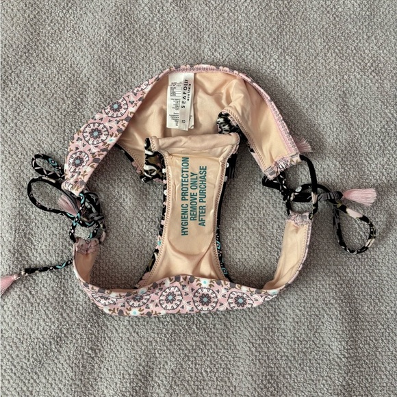 Seafolly Boho Bikini Bottom Sz 10 NWOT | Seafolly Bikini Bottom | Seafolly NEW - - Picture 4 of 7